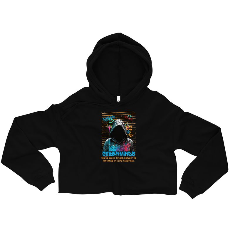 Graffiti Collection Crop Hoodie