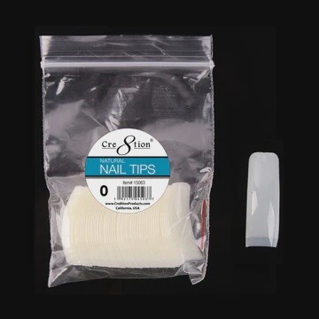 Cre8tion False Tip - Natural 50 pcs