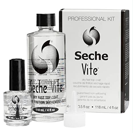 Seche Vite Top Coat Refill Kit (4oz + 0.5oz)