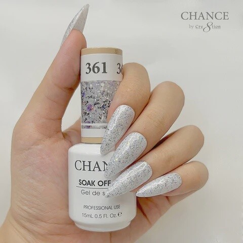 Chance Soak Off Gel 0.5oz - Diamond Dust Collection (361-396), color: 361