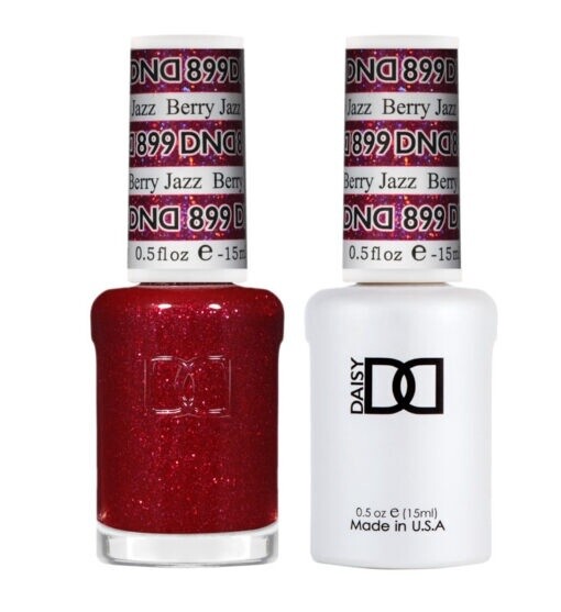 DND DUO GEL MATCHING COLOR (801-899), color: 899 Berry Jazz