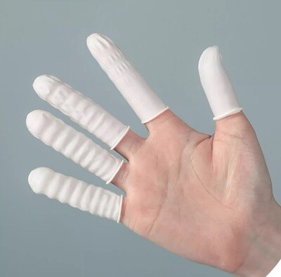 Silkline Latex Finger Cots 100pcs/bag