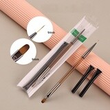 Double-ended Gel Brush Pen, Shape: Art Liner with Round Head 9mm