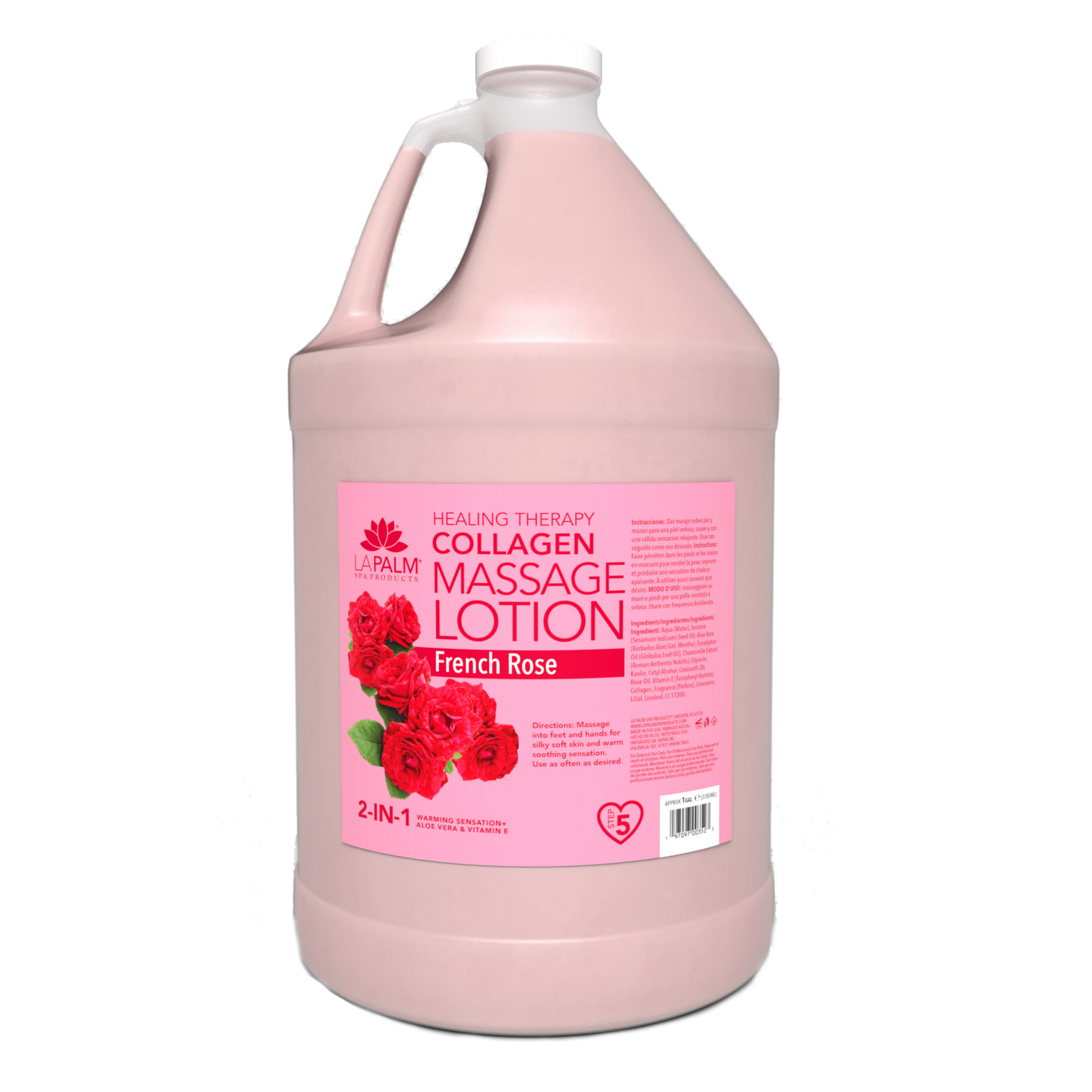 Healing Therapy Lotion (1 Gal), Fragrance: French Rose