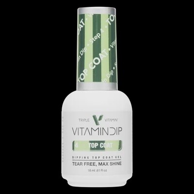 LAPALM Vitamin Dip Top Coat  0.5oz - Step 4