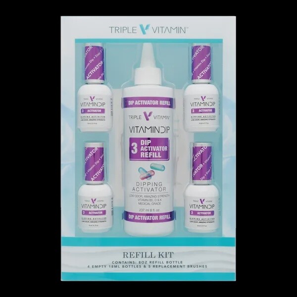 LAPALM Vitamin Dip Refill Kit - Activator | Step 3