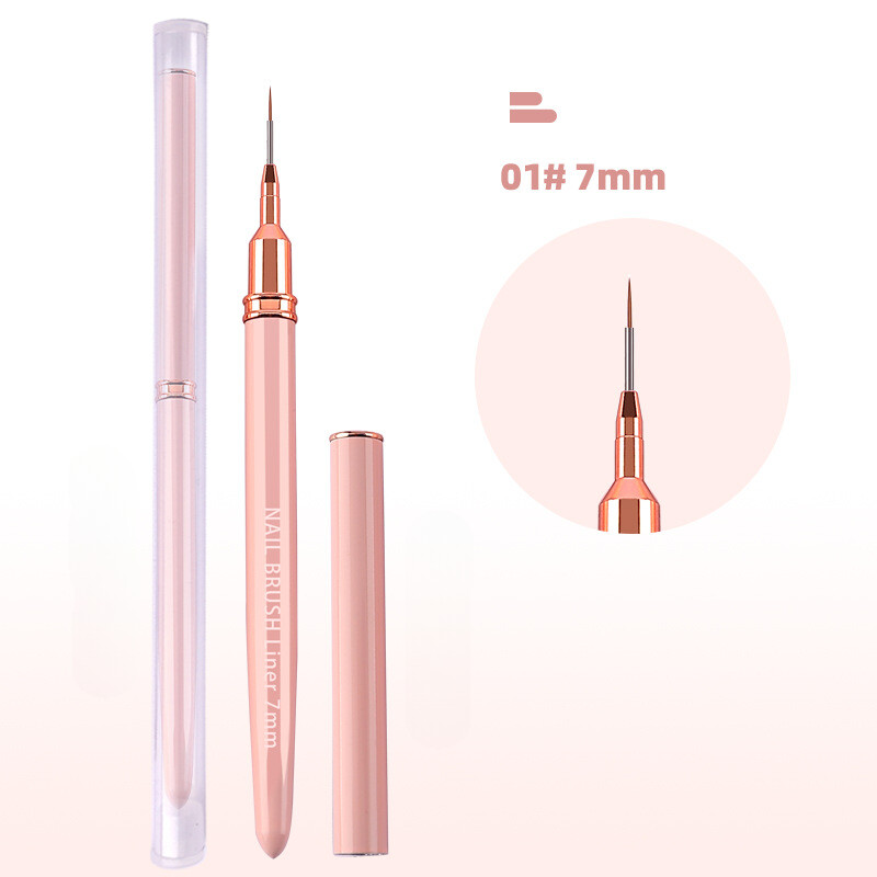 Nail Art Liner Brush (Rose), Size: 01-7mm