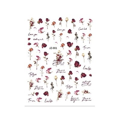 Rose Nail Sticker
