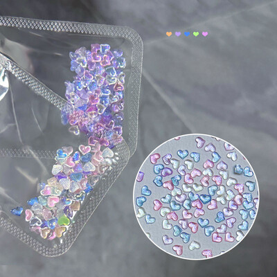 Mini Heart Nail Rhinestone