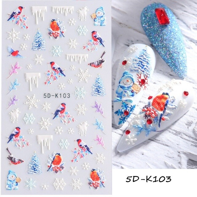 5D Art Nail Sticker K 103