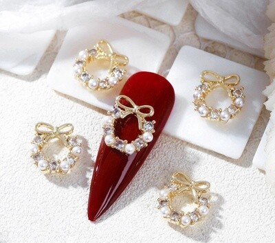 Christmas Charms - Wreath Gold