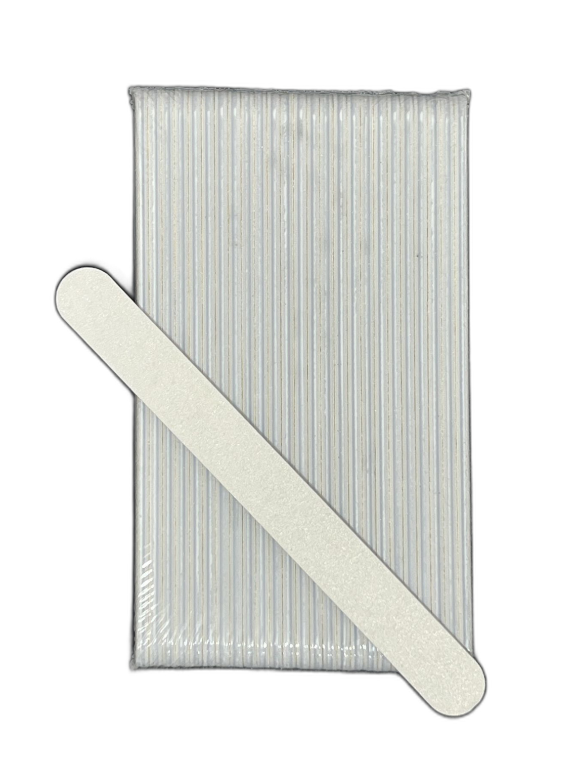 USA Nail File 25pcs/pk, color: White, Coarse: 80/100, Size: Regular