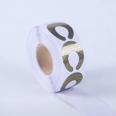 C Shape Nail Forms Extension Sticker (500pc/roll)