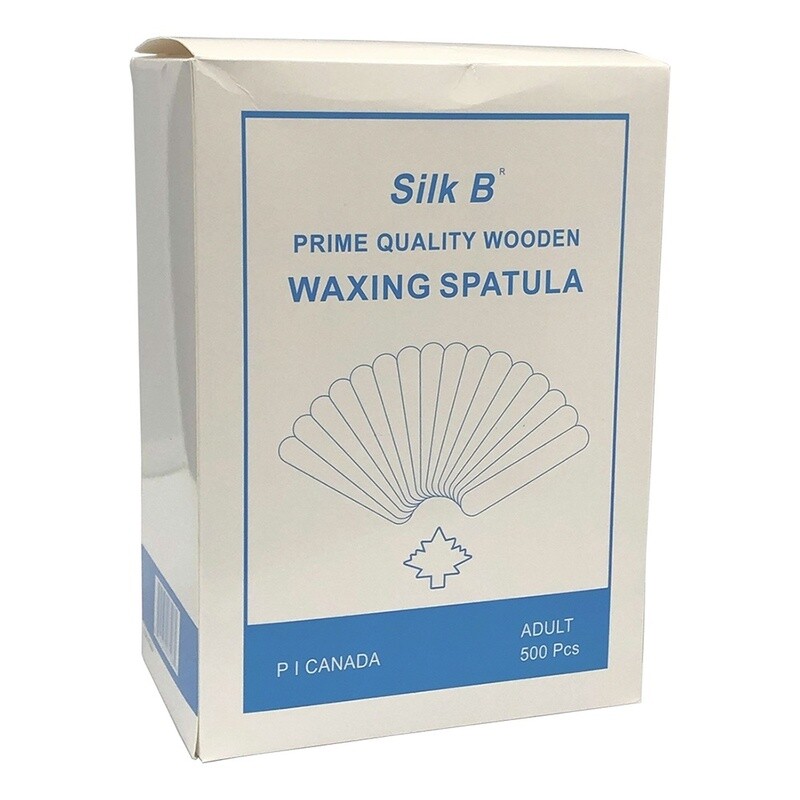 Silk B Wooden Waxing Spatula 500pcs/Box | Blue