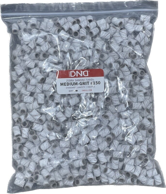 DND Sanding Bands for Nail Drills (1000pcs/bag) - Medium Zebra