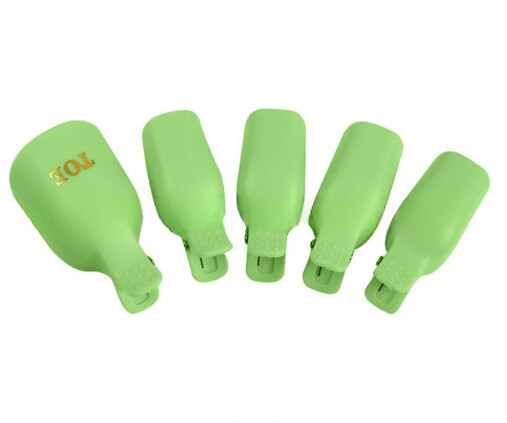 Plastic Gel Polish Remover Wrap Clip for Toe
