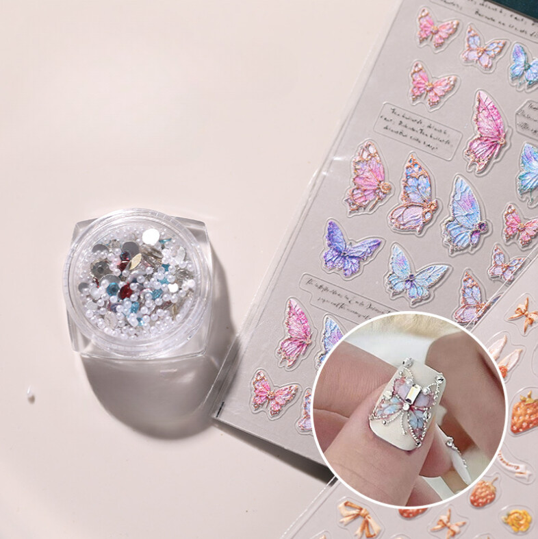 3D Butterfly Sticker with Tool