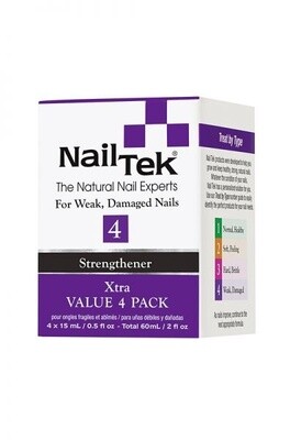 Nail Tek Strengthener Xtra 4pcs/pack (pack)