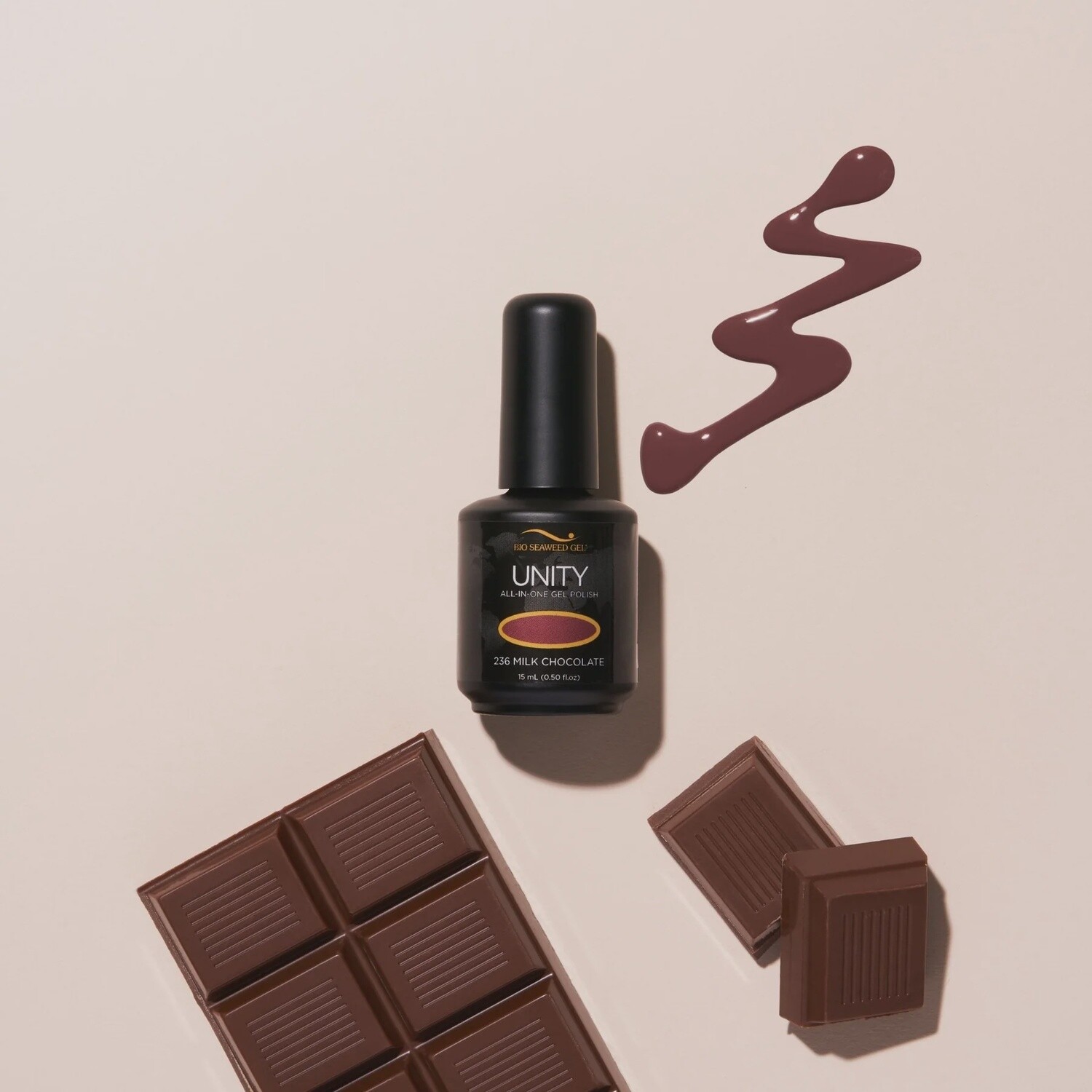 Bio Seaweed Unity Gel Polish - 236 Milk Chocolate