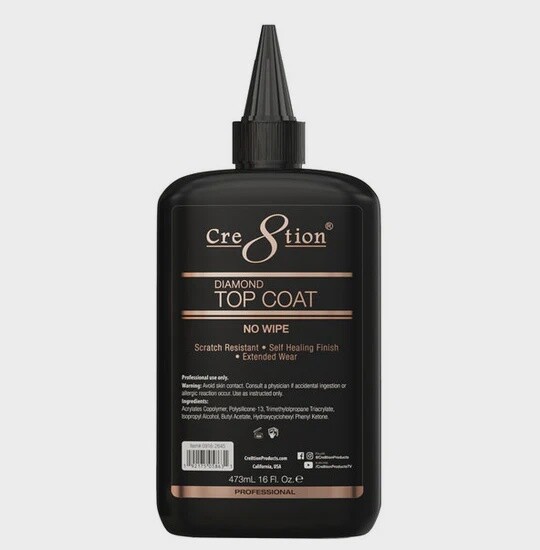 Cre8tion Diamond Gel Top Coat 16 oz
