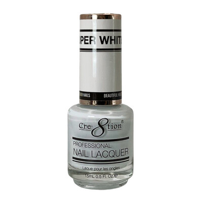 Cre8tion Nail Lacquer - Super White