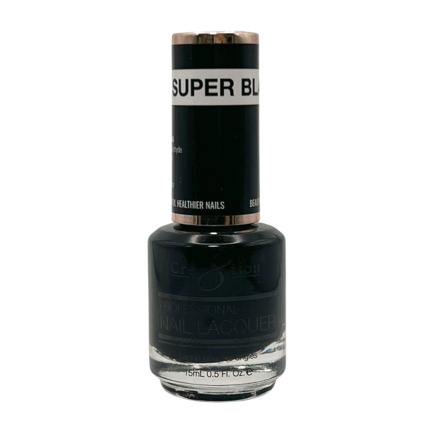 Cre8tion Nail Lacquer - Super Black