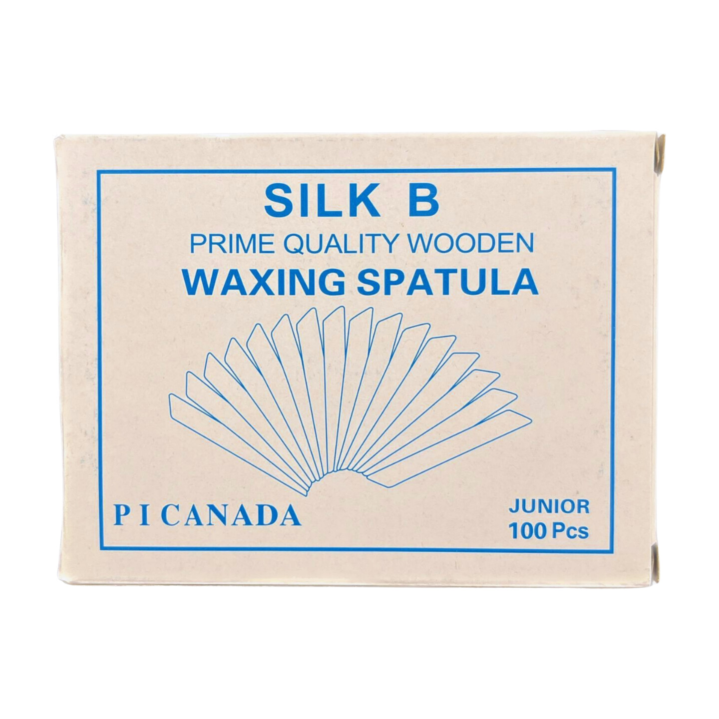 Silk B Wooden Waxing Spatula 100pcs/Box | Junior