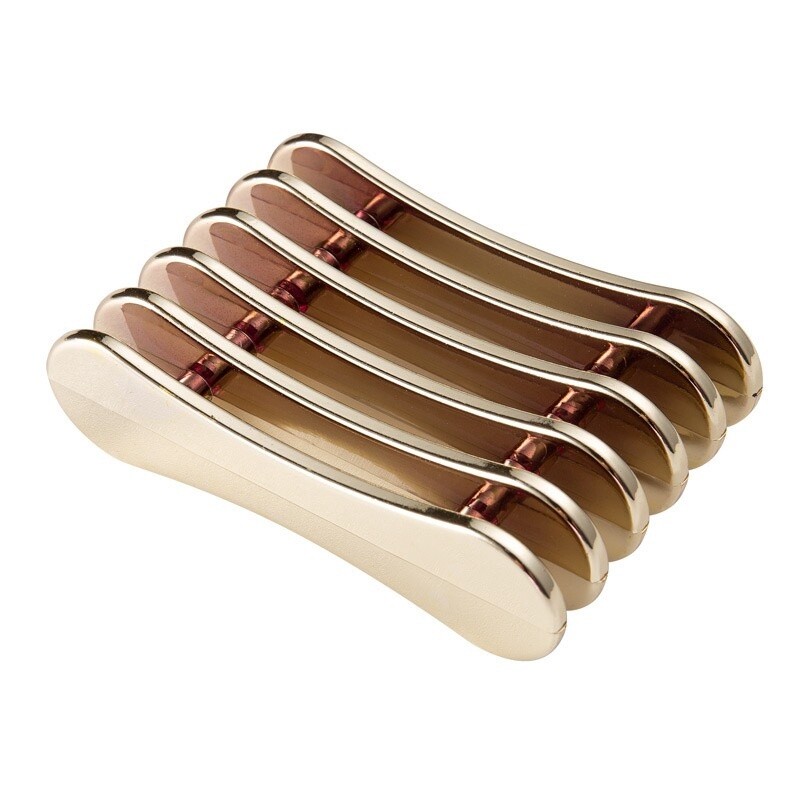 Nail Brush Holder, color: Gold