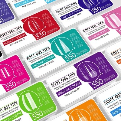 Soft Gel Tips (500pcs/box)