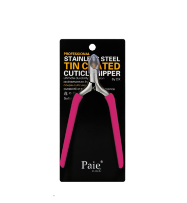 Paie Cuticle Nipper w/ Silicone Handle - Purple