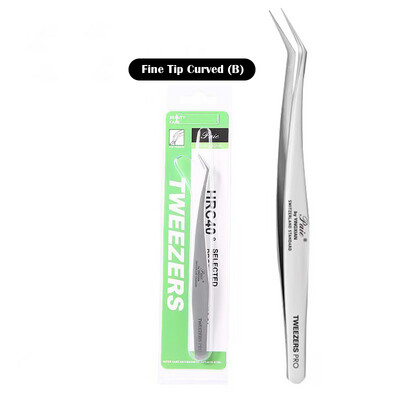 Paie Tweezers - Fine Tip Curved (B)