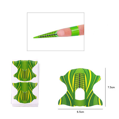 Nail Forms Extension Sticker (100pcs/roll) - B