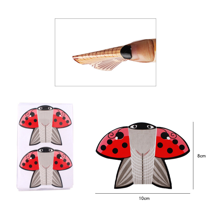 Nail Forms Extension Sticker (100pcs/roll) - C