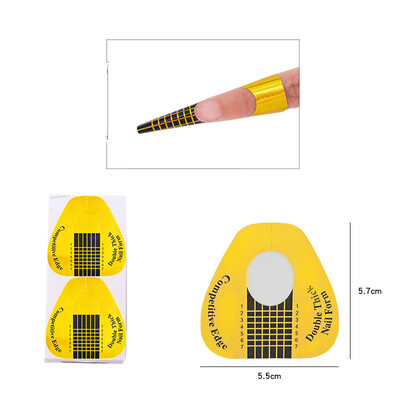 Nail Forms Extension Sticker (100pcs/roll)
