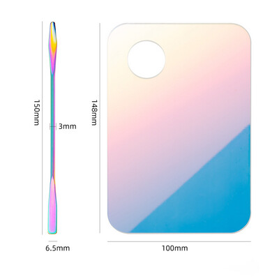 Cosmetic Palette with Spatula - Laser