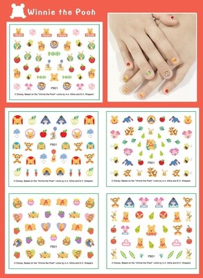 Disney Nail Stickers - Winnie the Pooh