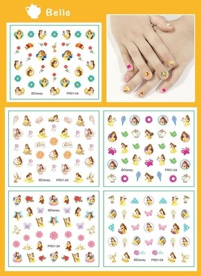 Disney Nail Stickers - Beauty and the Beast