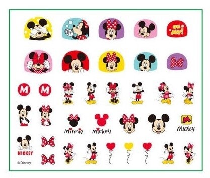 Disney Nail Stickers Luminous - Mickey Mouse, Name: MML01