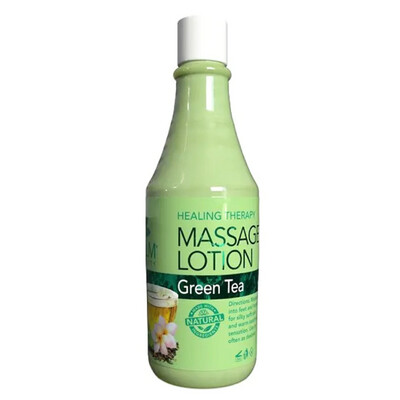 LAPALM Healing Therapy Massage Lotion 3.3 oz - Green Tea