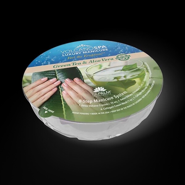 LAPALM Volcano SPA Luxury Manicure In A Bowl, Fragrance: Green Tea