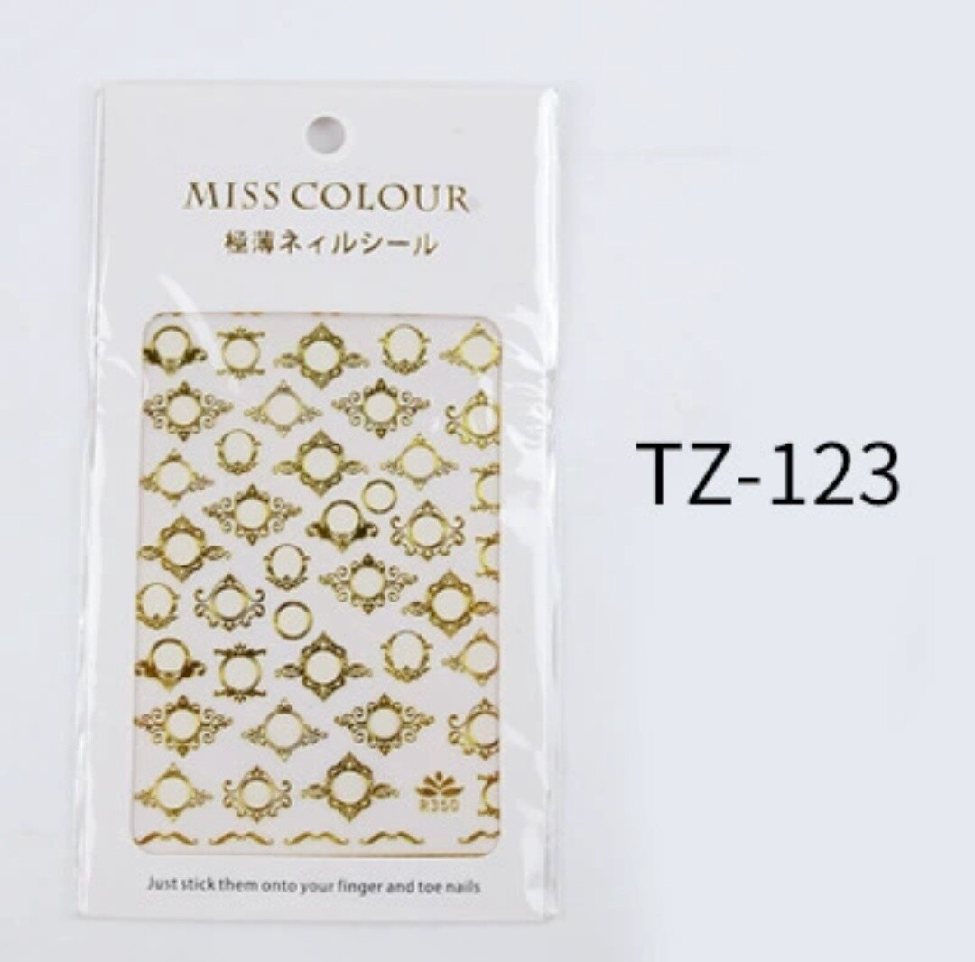 NAIL STICKER Miss Colour, Name: TZ-123