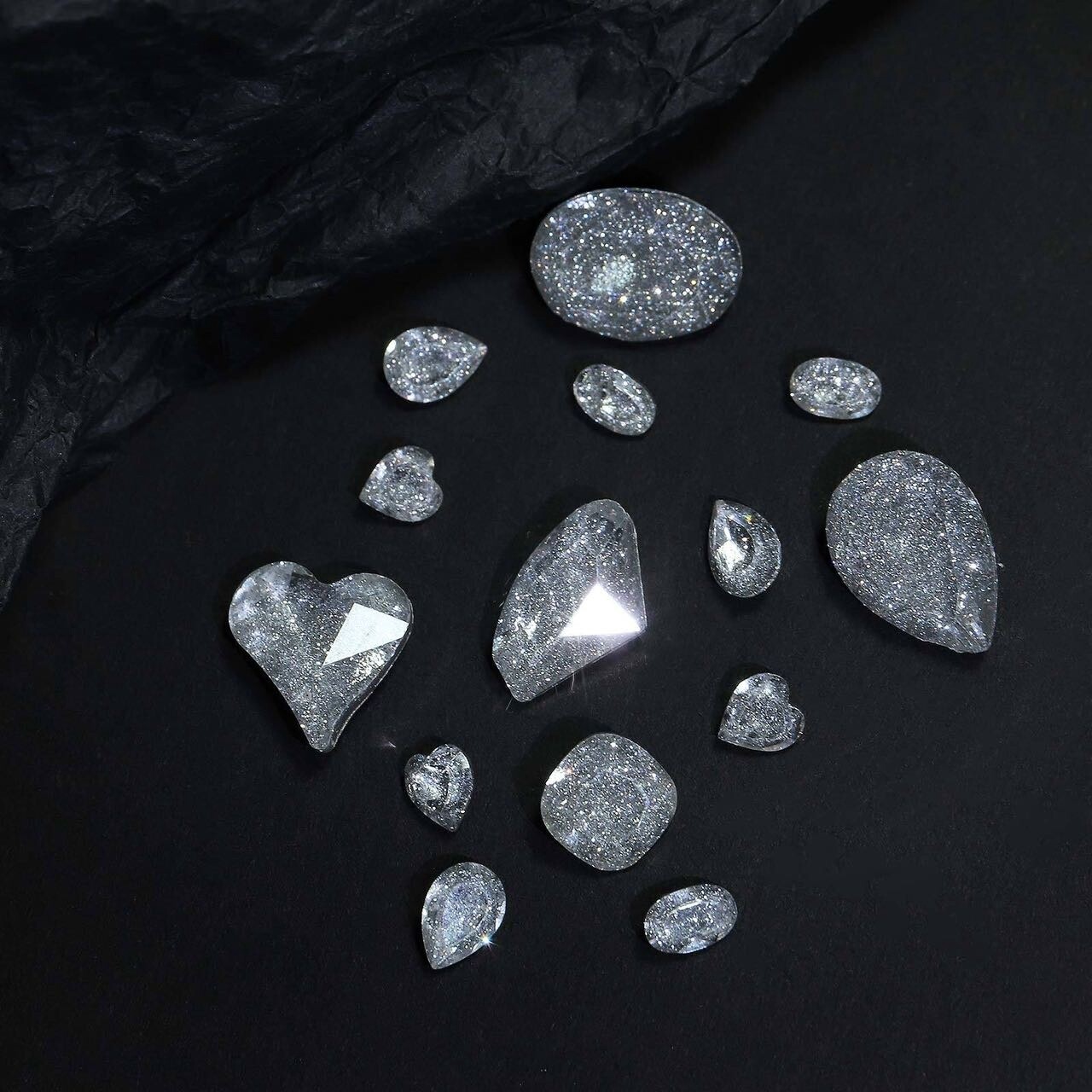 Crystal Diamond Rhinestone (Approx. 12pcs)