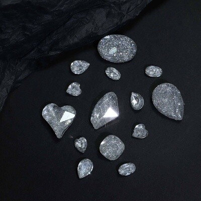 Crystal Diamond Rhinestone (Approx. 12pcs)