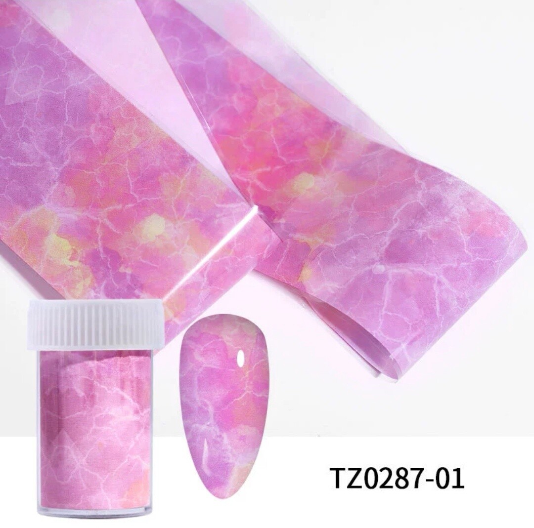 Marble Design Nail Foil Sticker, Name: #1