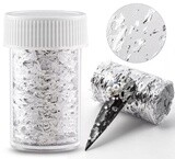 Decal Foil Mesh Nail Art Line - Silver