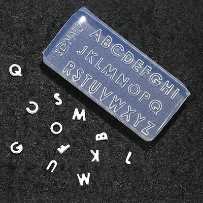 Alphabet Nail Art Mold