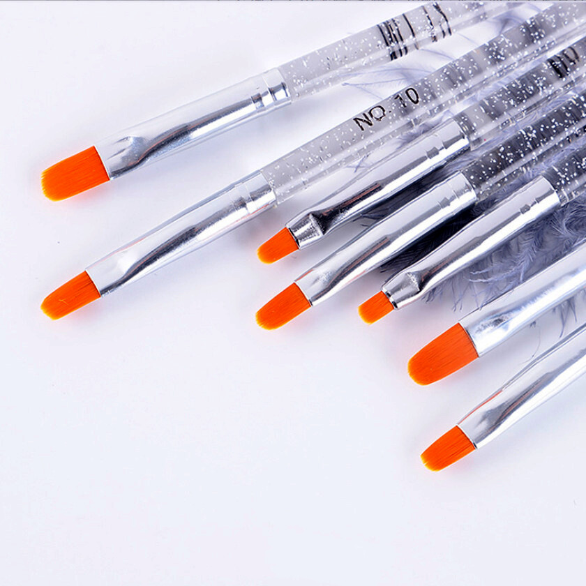 Gel Brush Set (7pcs/set) - Clear