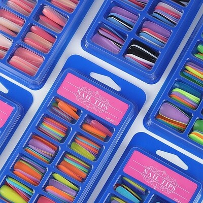 Mix Color Soft Nail Tips (100pcs/box)