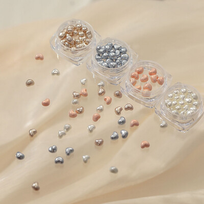 3D Heart Nail Rhinestone