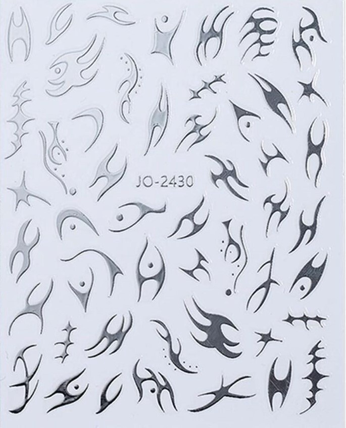 JOYFUL Sticker - JO 2430 Silver